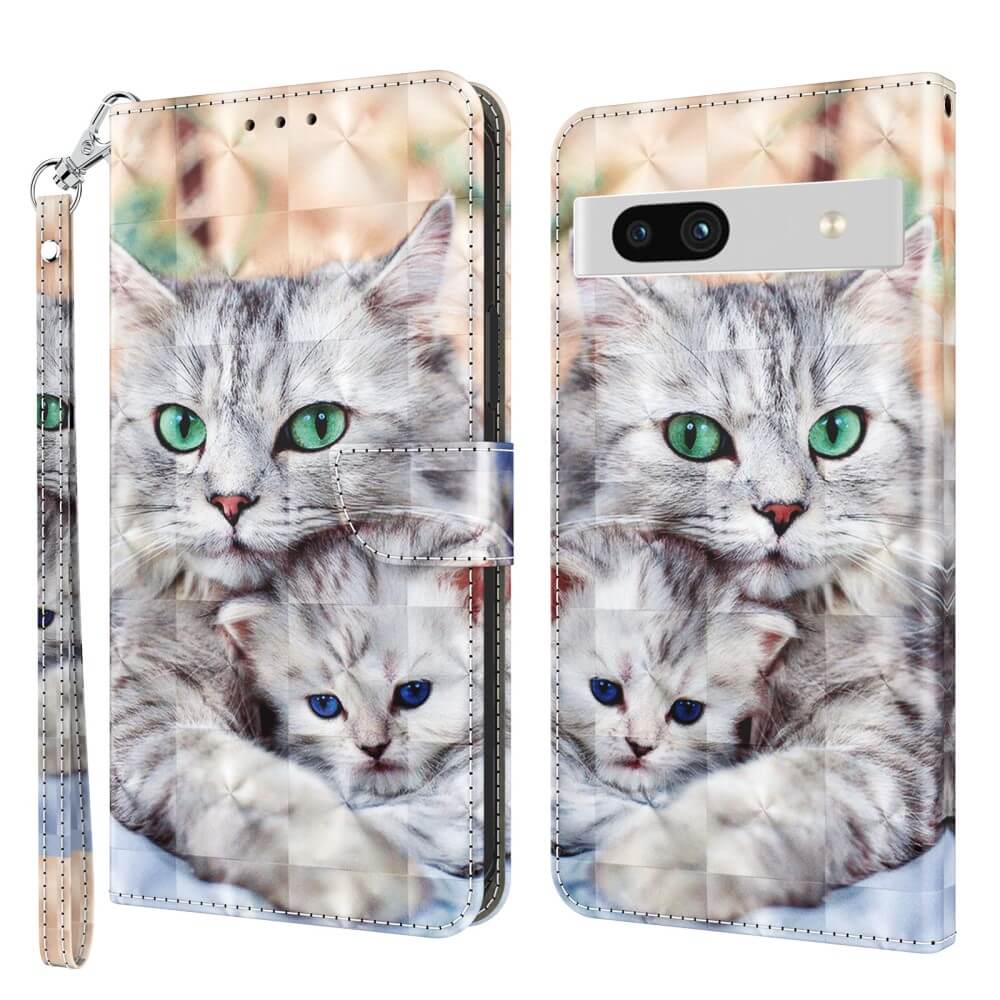 Google Pixel 7a - Etui Glitzer Effekt