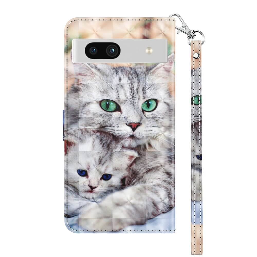 Google Pixel 7a - Etui Glitzer Effekt