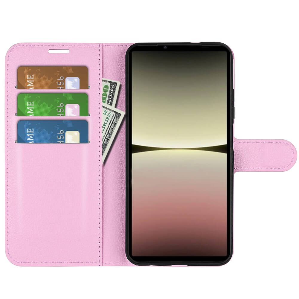 Sony Xperia 10 V - Leder Etui Hülle