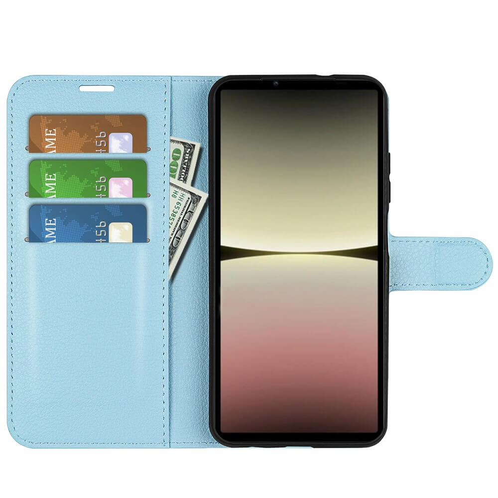 Sony Xperia 10 V - Leder Etui Hülle