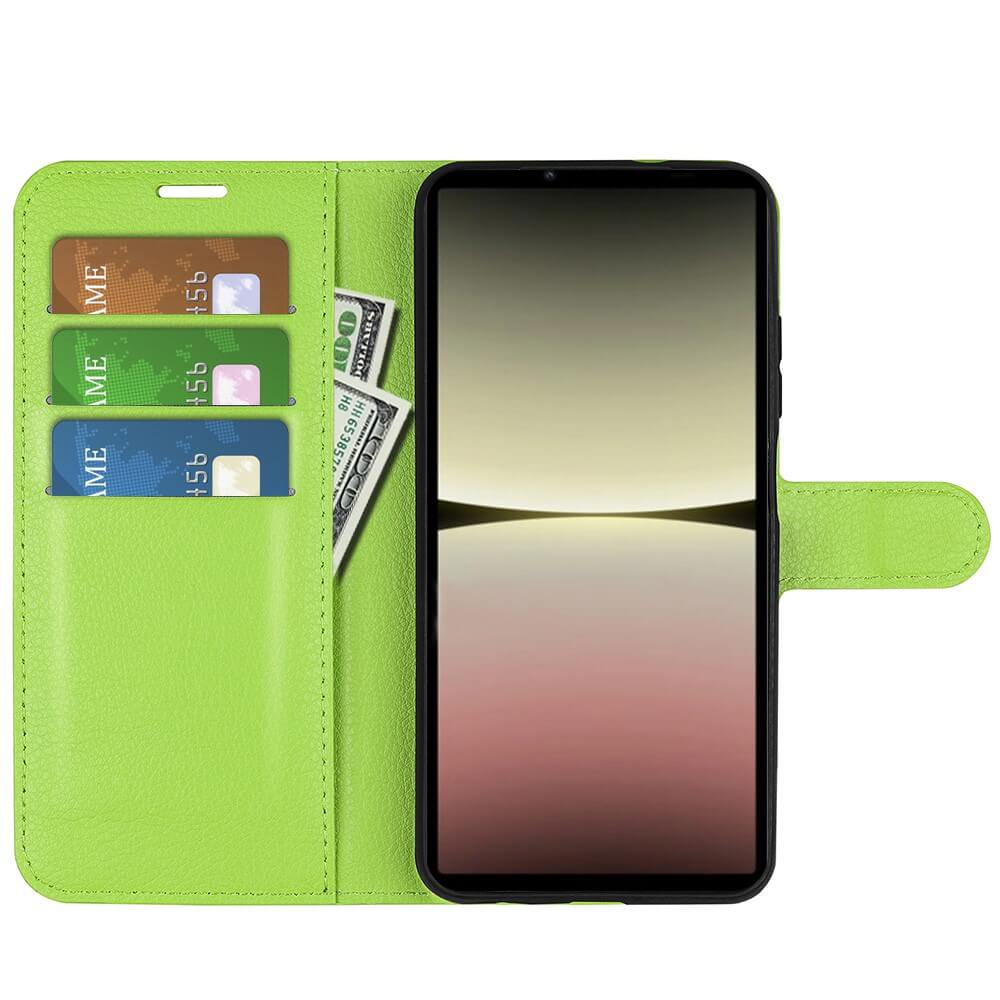 Sony Xperia 10 V - Leder Etui Hülle