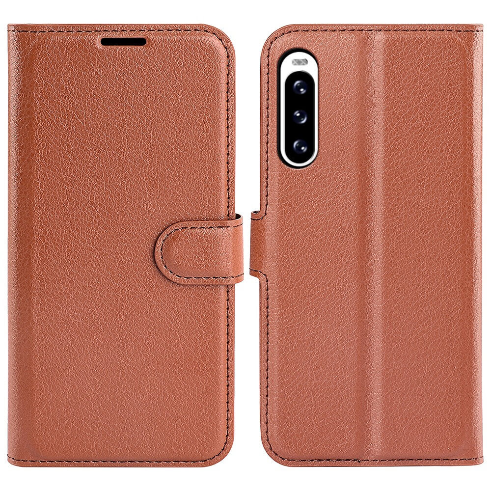 Sony Xperia 10 V - Leder Etui Hülle