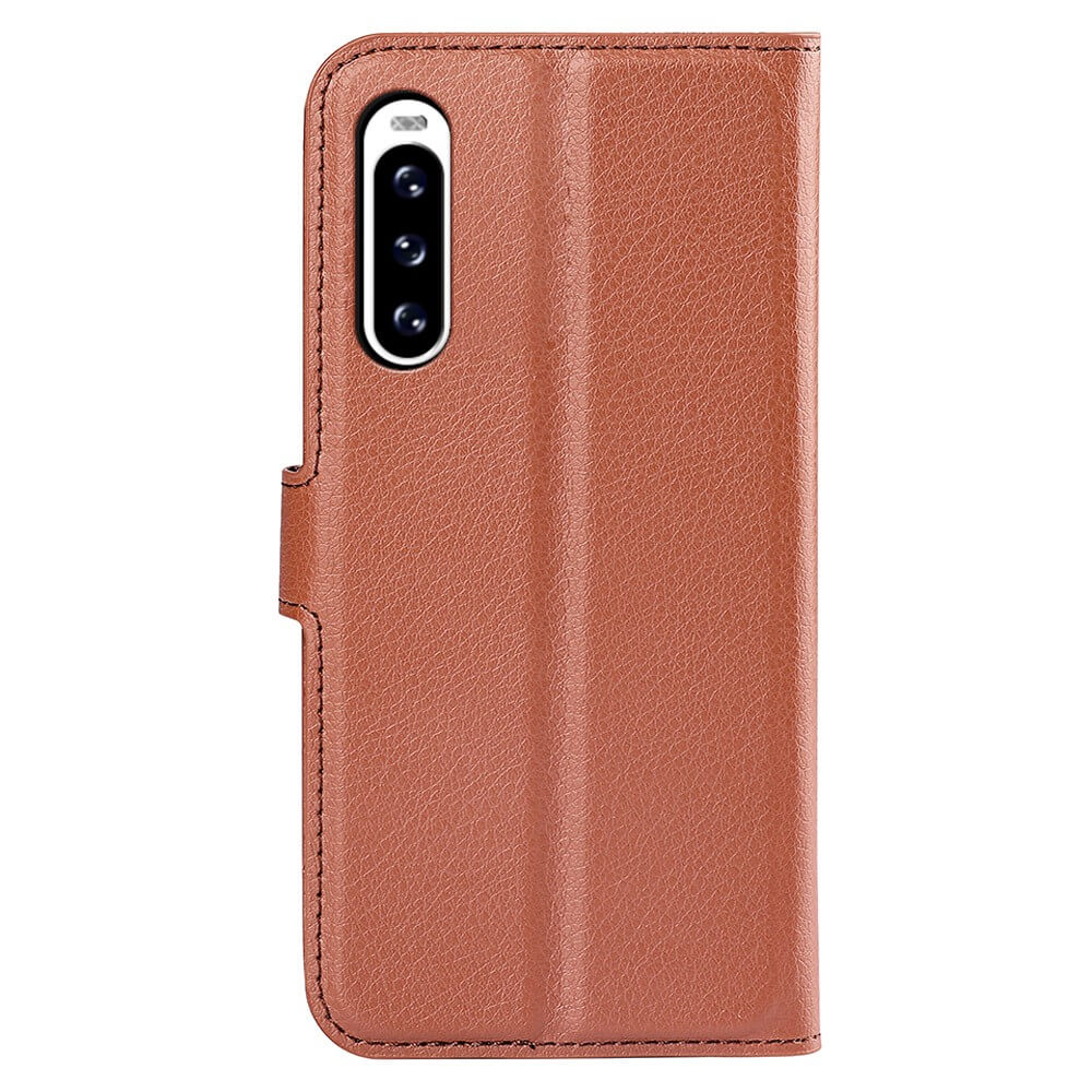 Sony Xperia 10 V - Leder Etui Hülle