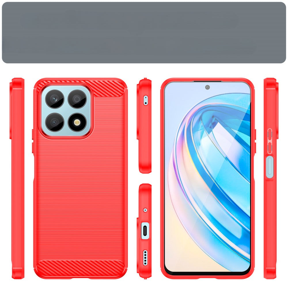 Honor X8a - Metall Carbon Look Hülle