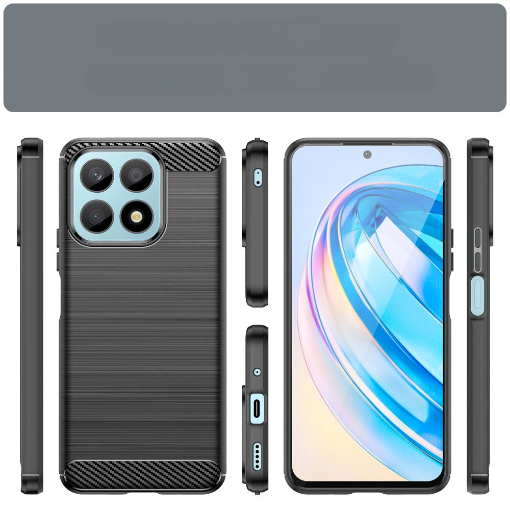 Honor X8a - Metall Carbon Look Hülle