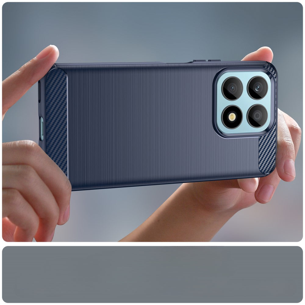 Honor X8a - Metall Carbon Look Hülle