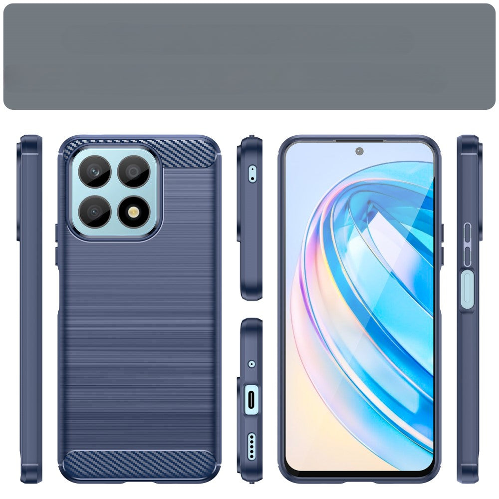 Honor X8a - Metall Carbon Look Hülle