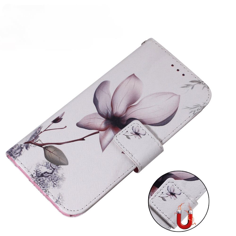 Google Pixel 8 - Custodia in pelle fiori