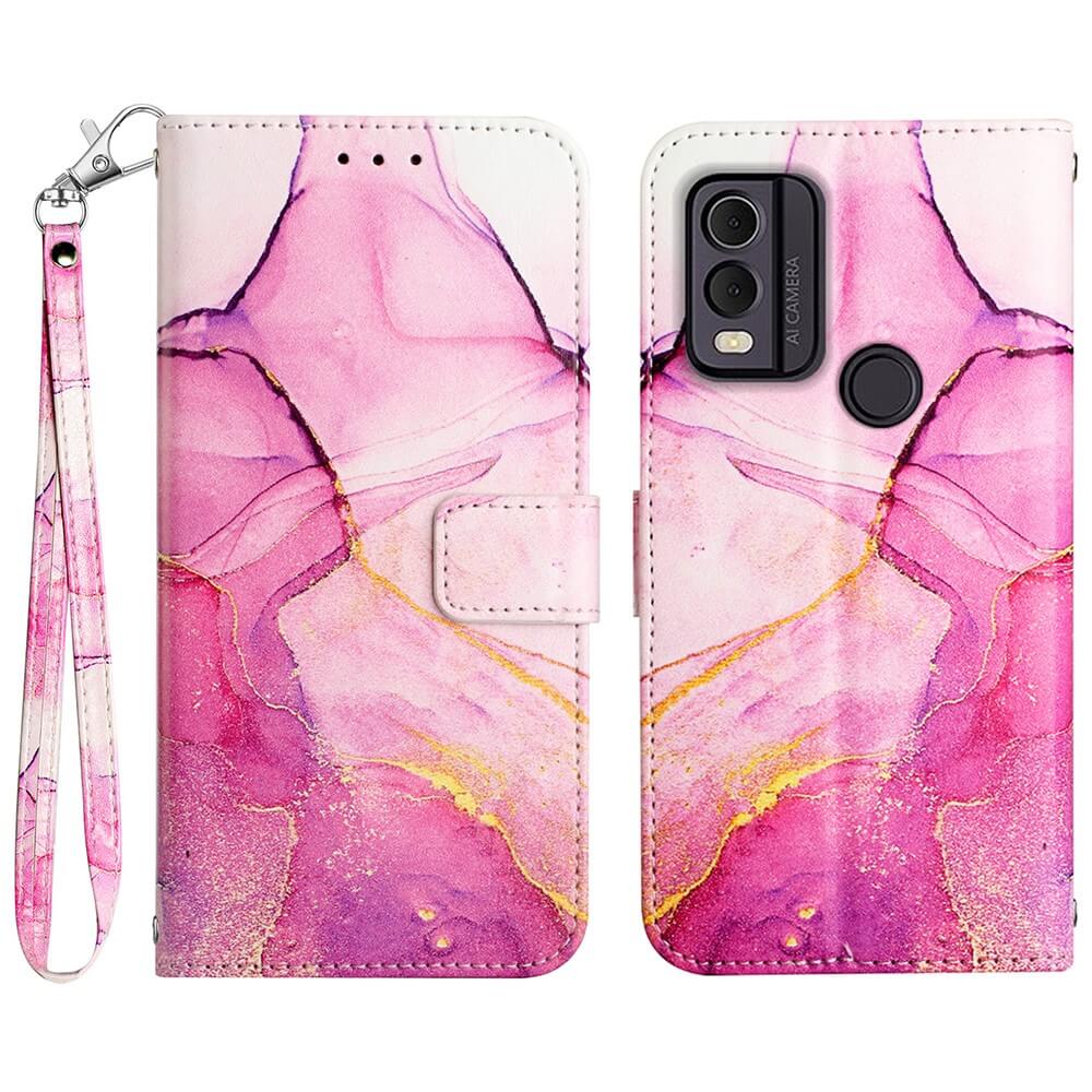 Nokia C22 - Leather Cover Marble