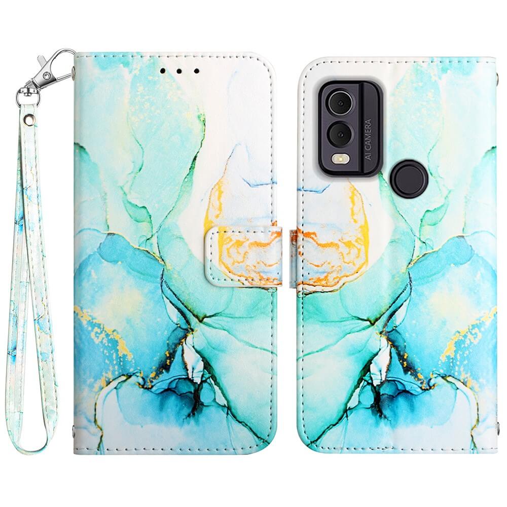 Nokia C22 - Leather Cover Marble