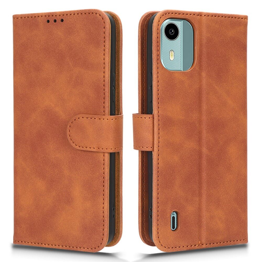 Nokia C12 - Leather Case Cover