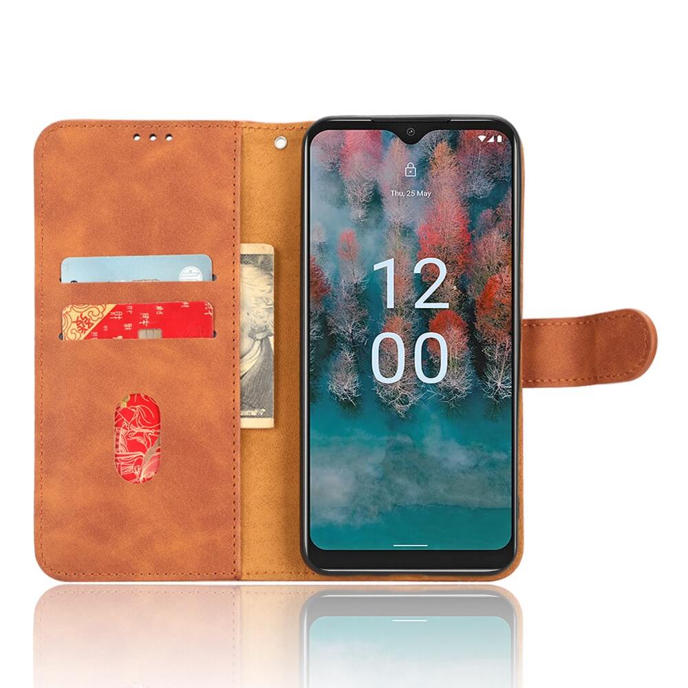 Nokia C12 - Leather Case Cover