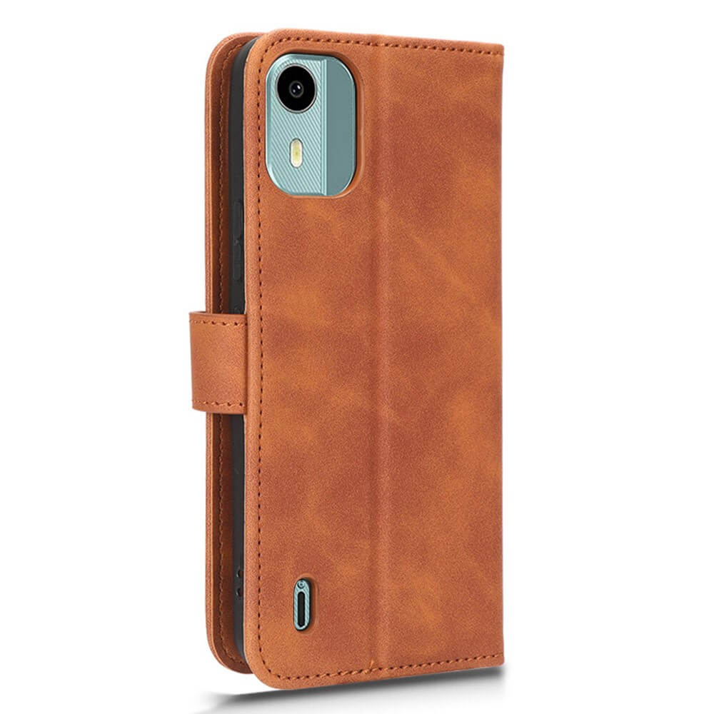 Nokia C12 - Leather Case Cover