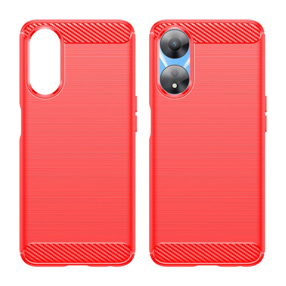 Oppo A58 5G / A78 5G - Cover In Metallo Carbon Look