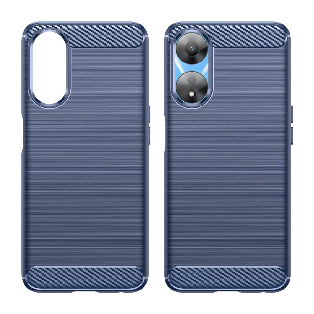 Oppo A58 5G / A78 5G - Cover In Metallo Carbon Look