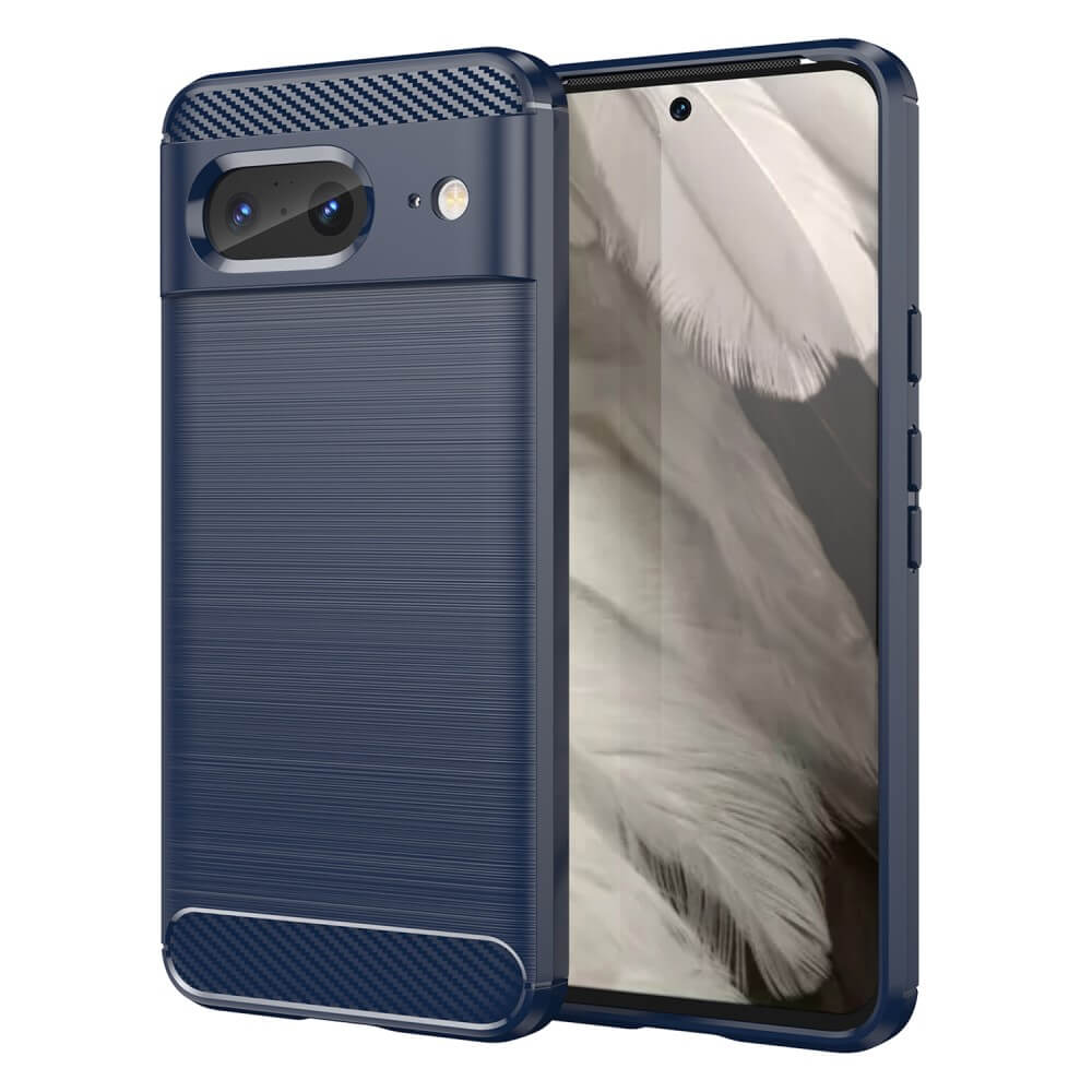 Google Pixel 8 - Metal Carbon Look Case