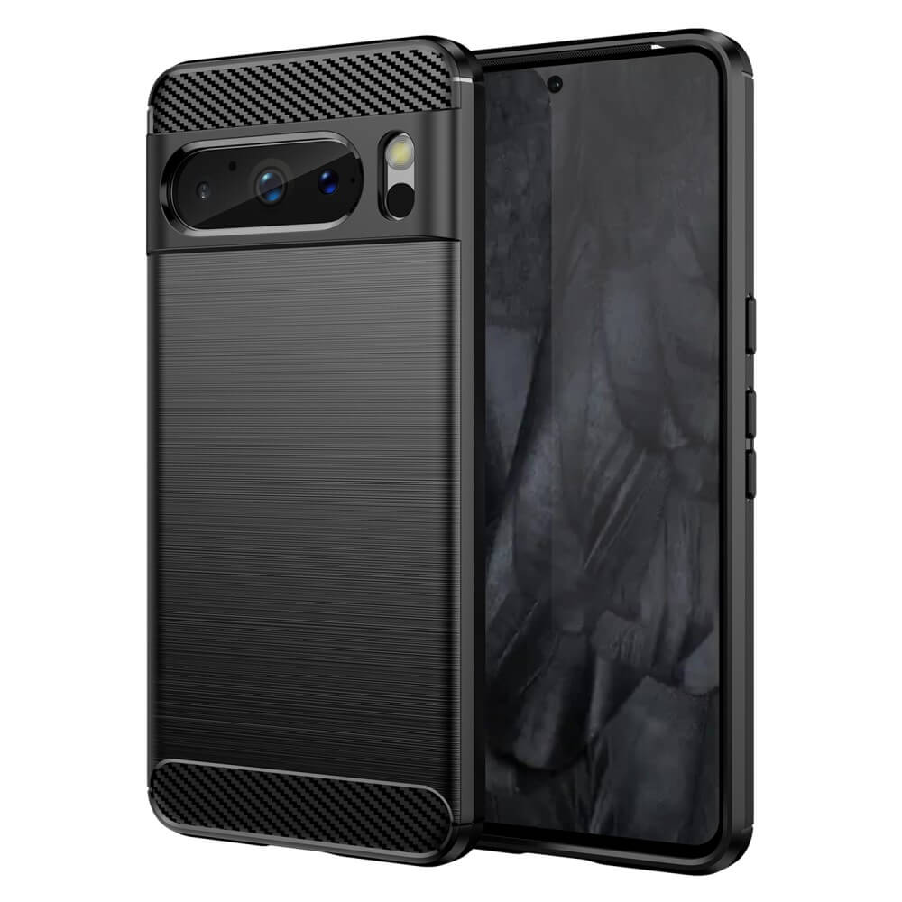 Google Pixel 8 Pro - Cover In Metallo Carbon Look