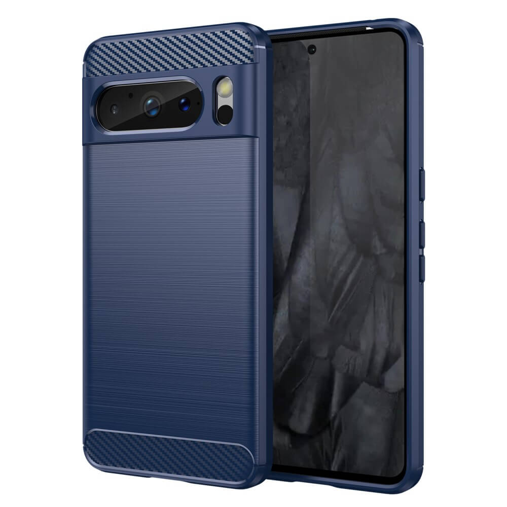 Google Pixel 8 Pro - Cover In Metallo Carbon Look