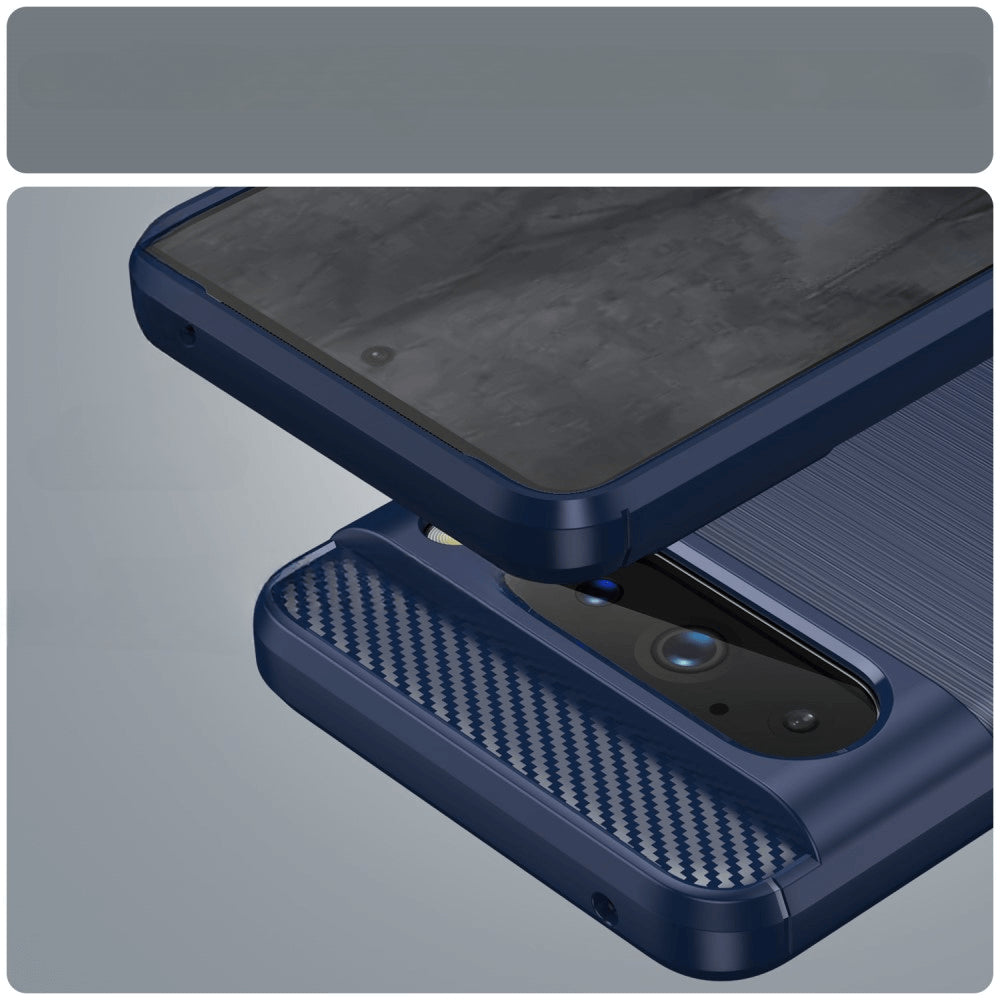 Google Pixel 8 Pro - Cover In Metallo Carbon Look