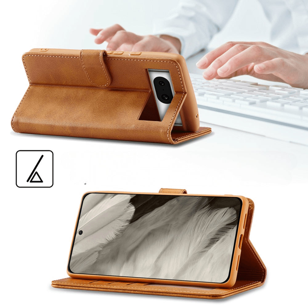 Google Pixel 8 - Lc.Imeeke Custodia In Pelle Custodia