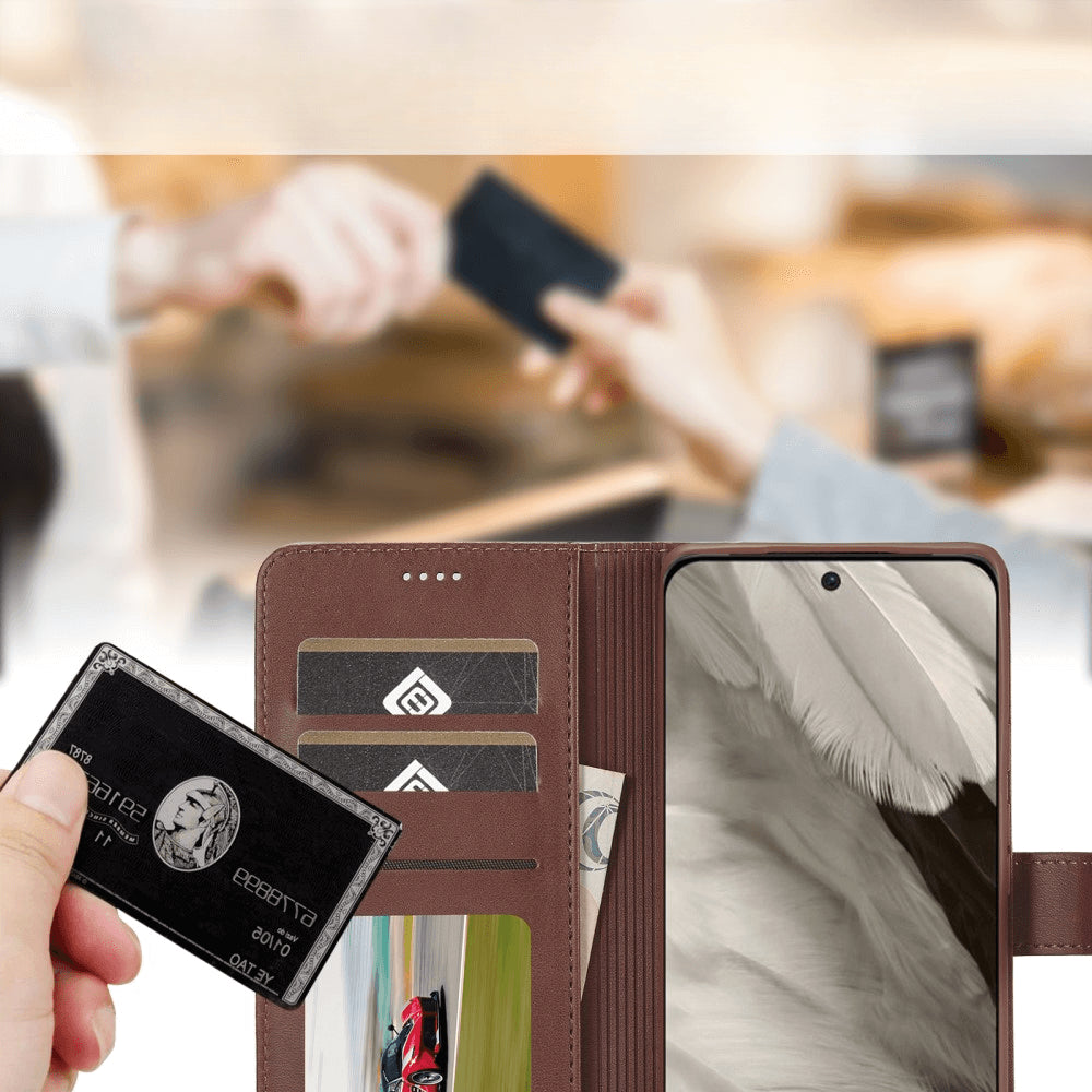 Google Pixel 8 - Lc.Imeeke Custodia In Pelle Custodia