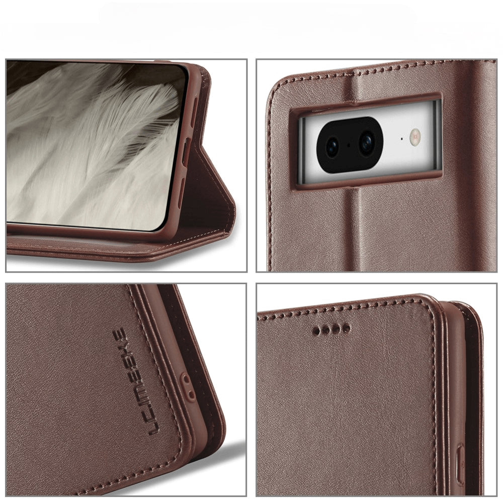 Google Pixel 8 - Lc.Imeeke Custodia In Pelle Custodia