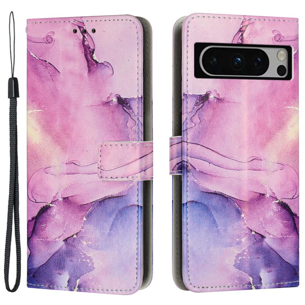 Google Pixel 8 Pro - Custodia In Pelle Custodia Marble