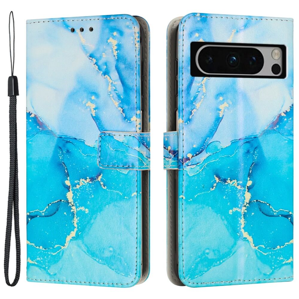 Google Pixel 8 Pro - Custodia In Pelle Custodia Marble
