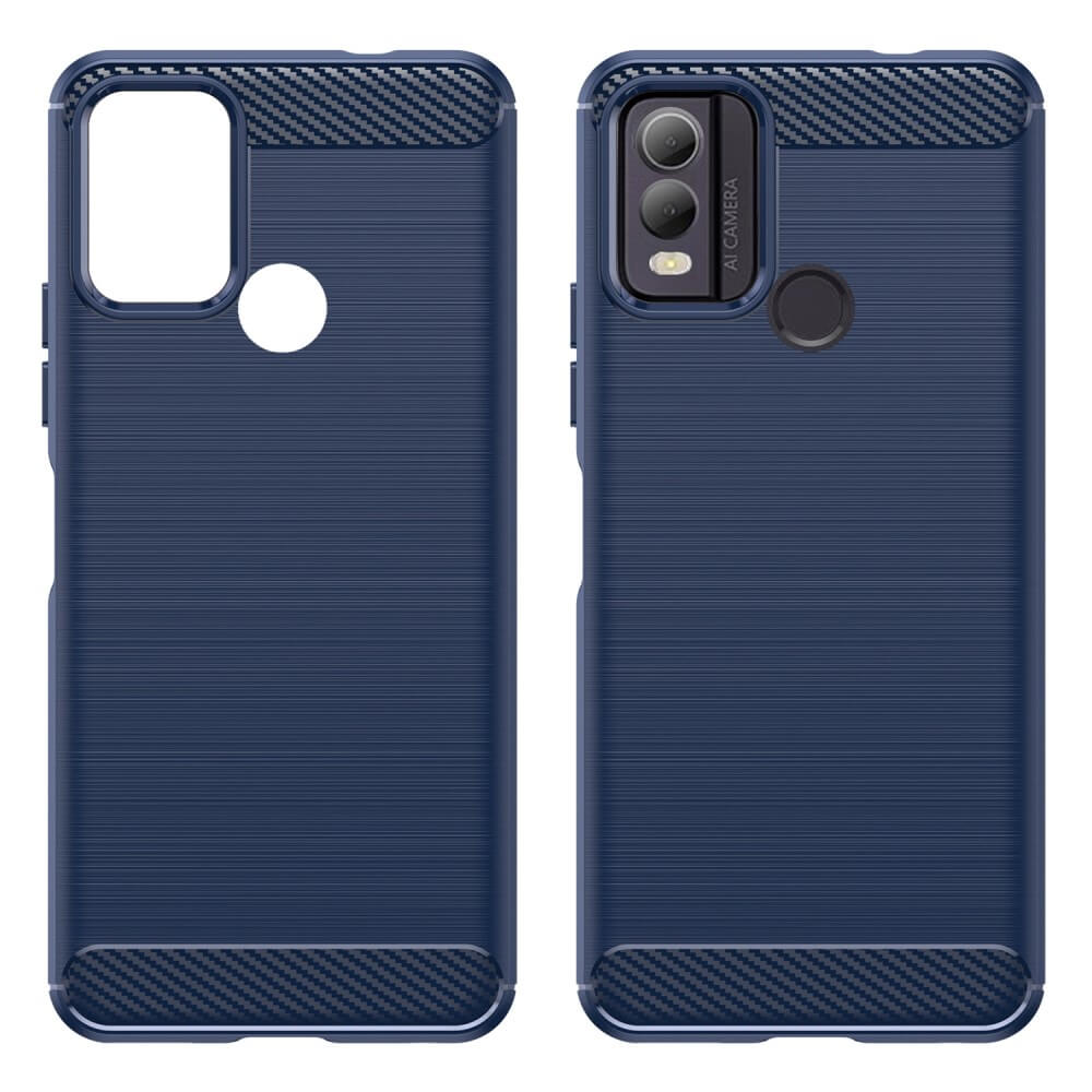 Nokia C22 - Metal Carbon Look Case