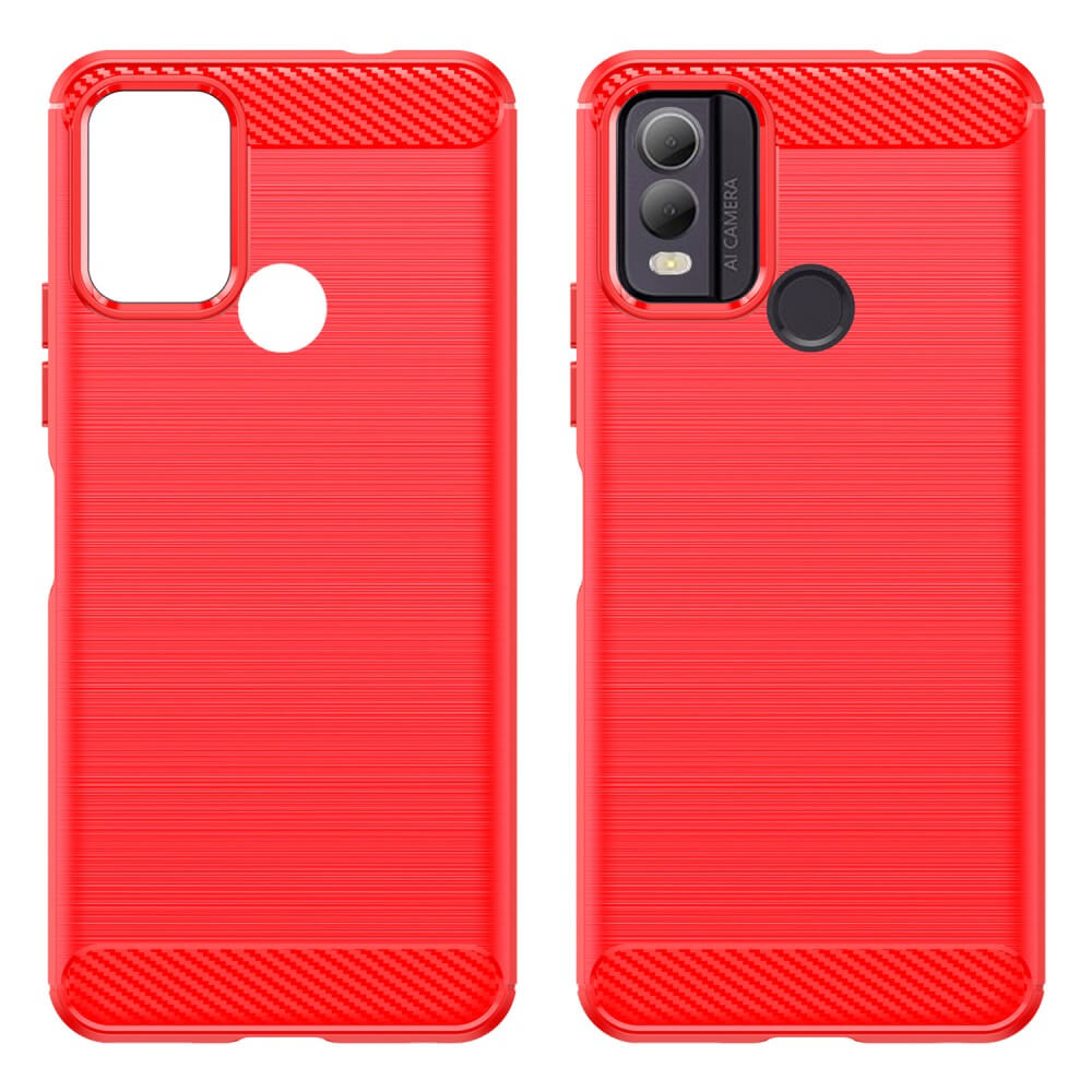 Nokia C22 - Metal Carbon Look Case