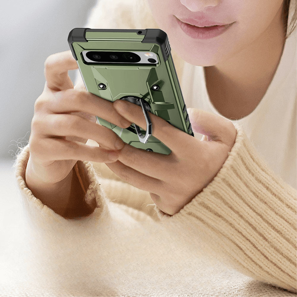 Google Pixel 8 Pro - Custodia Armor Con Kickstand