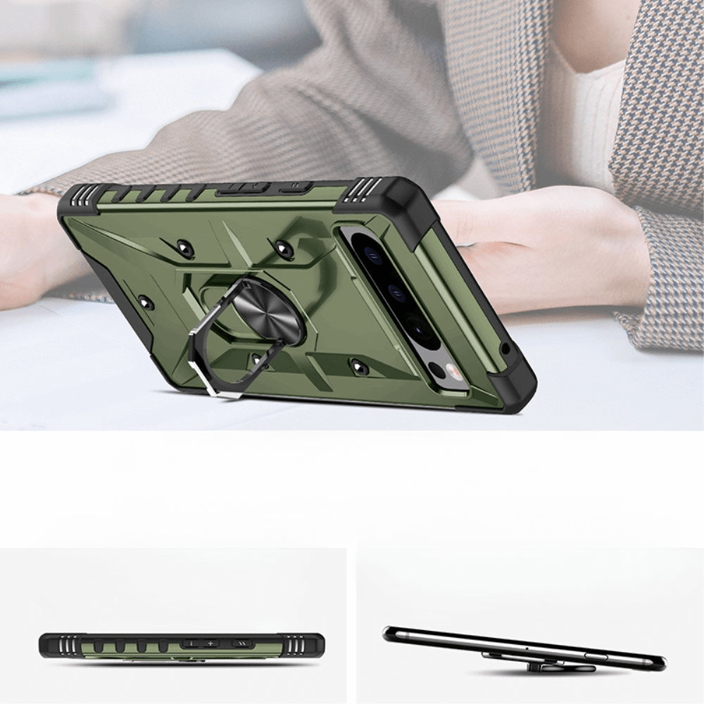 Google Pixel 8 Pro - Custodia Armor Con Kickstand