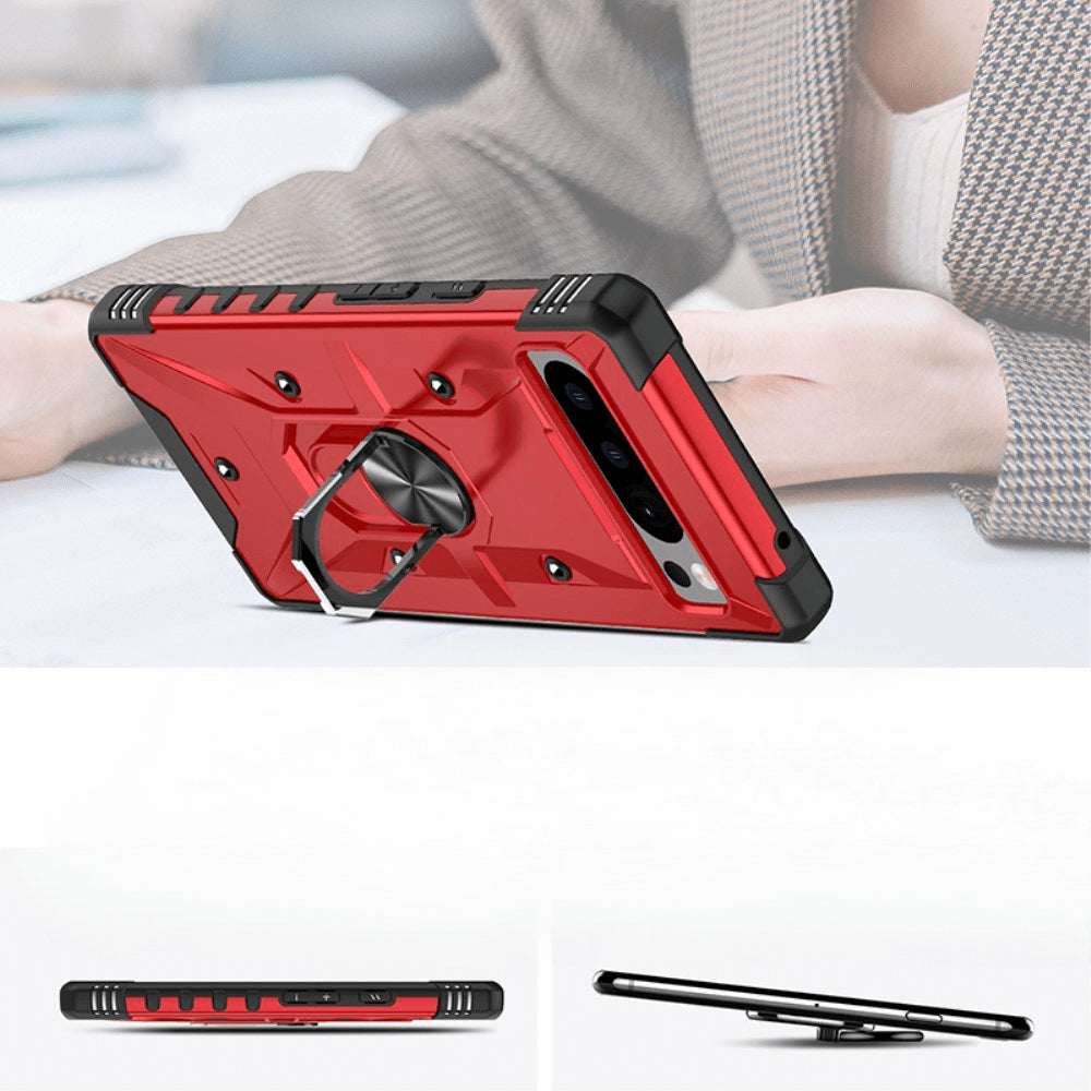 Google Pixel 8 - Custodia Armor Con Kickstand