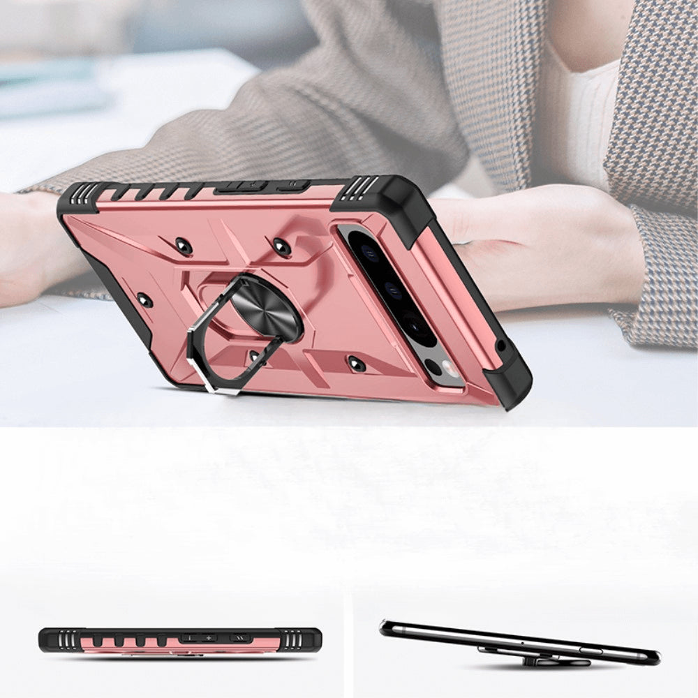 Google Pixel 8 - Custodia Armor Con Kickstand