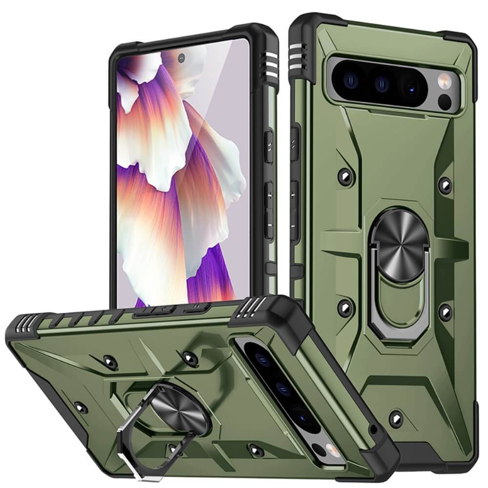 Google Pixel 8 - Custodia Armor Con Kickstand