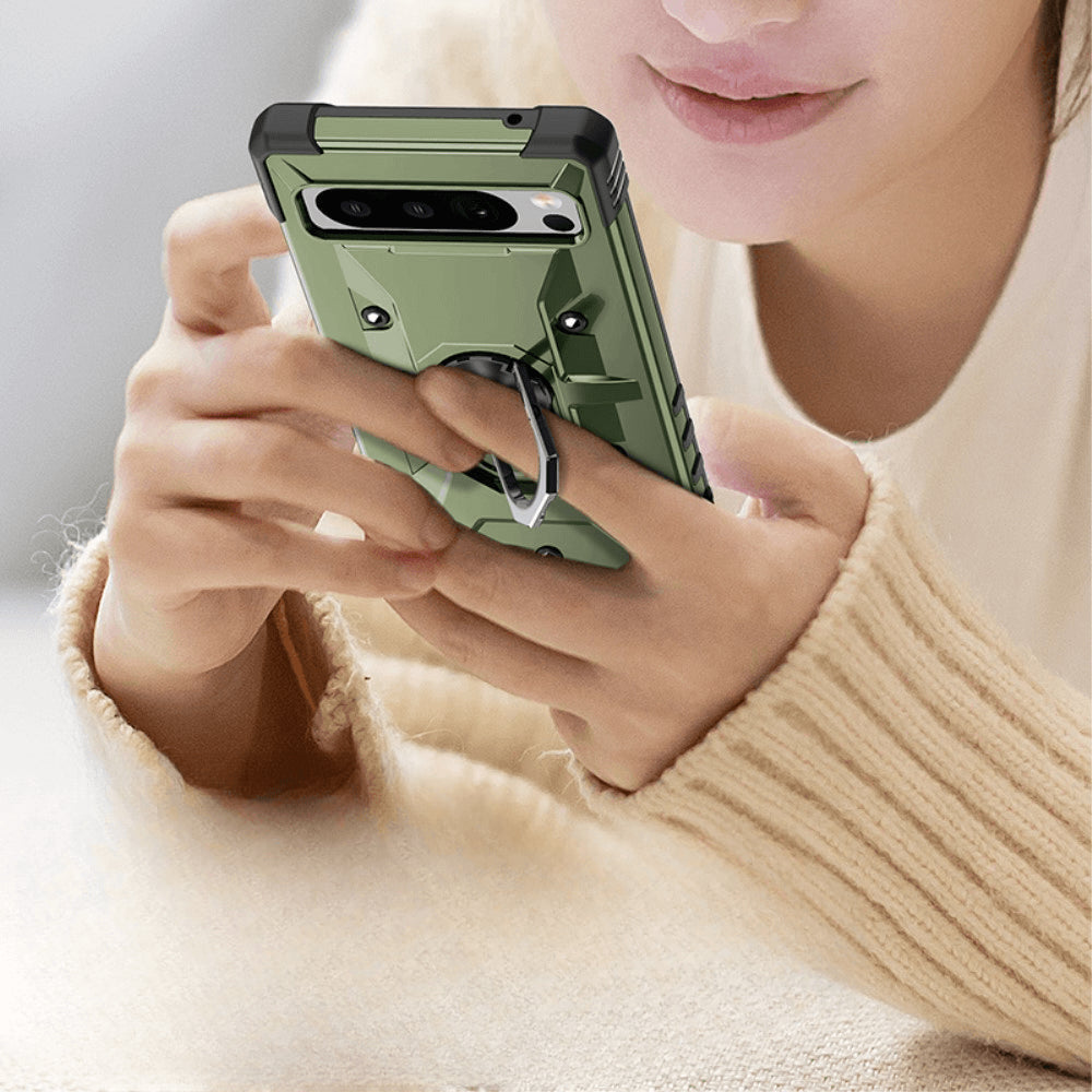 Google Pixel 8 - Custodia Armor Con Kickstand