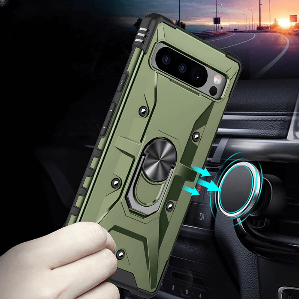 Google Pixel 8 - Custodia Armor Con Kickstand