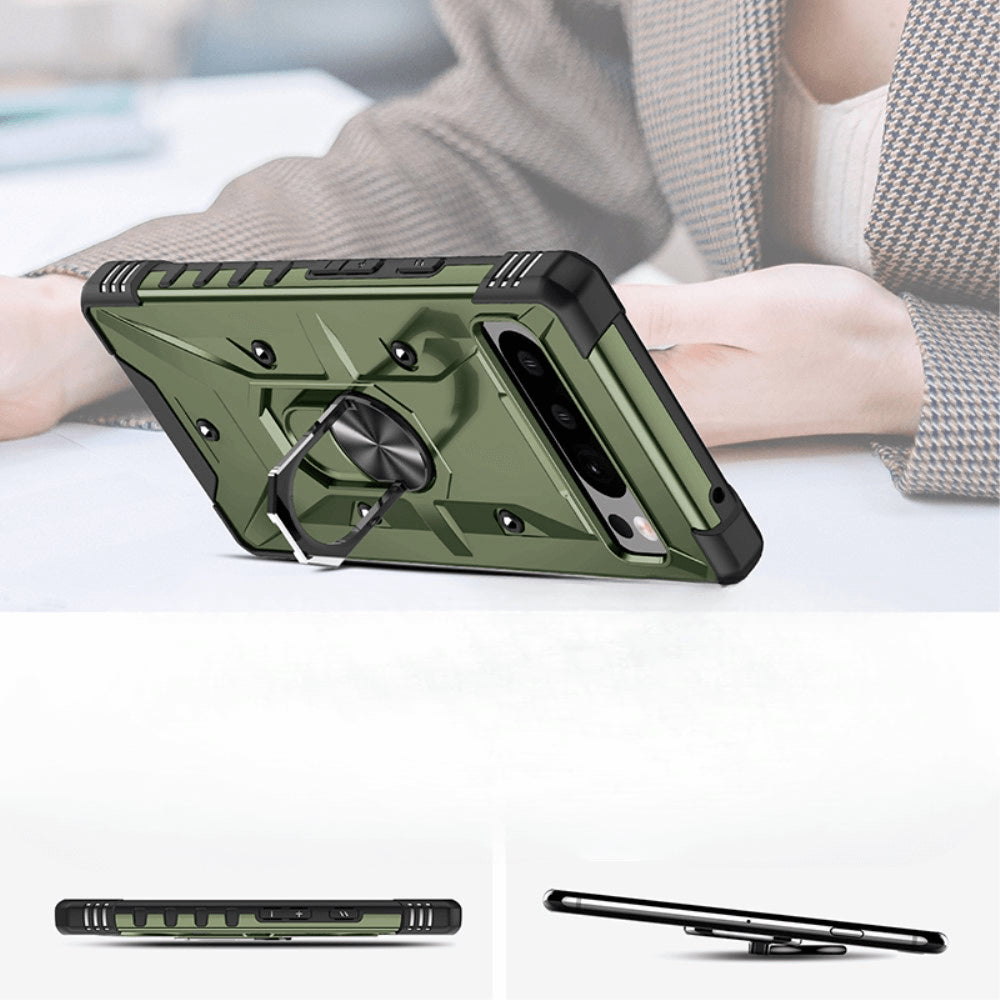 Google Pixel 8 - Custodia Armor Con Kickstand