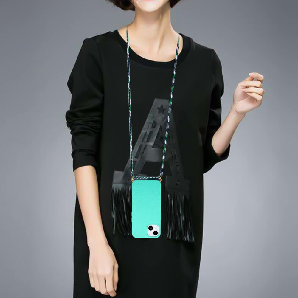 iPhone 15 Plus - Eco-Friendly Bio Case Lanyard
