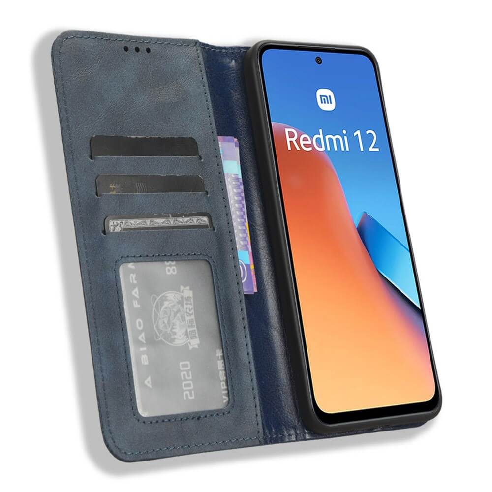 Xiaomi Redmi 12 - Vintage Flip Case Case