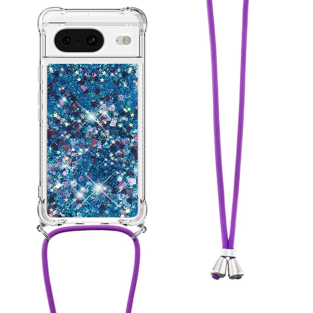 Google Pixel 8 - Glitter Case With Lanyard