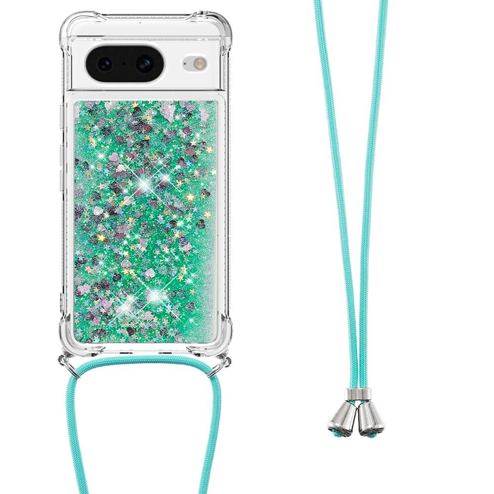 Google Pixel 8 Pro - Glitter Custodia Con Cordino