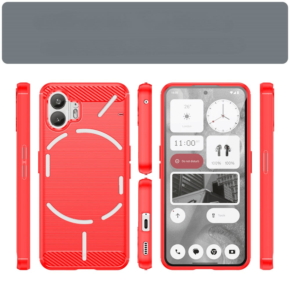 Nothing Phone (2) - Metal Carbon Look Case