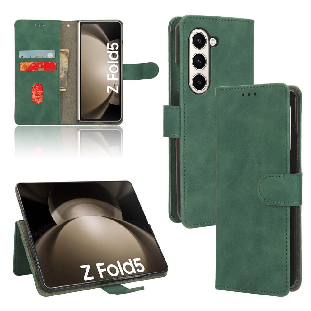 Galaxy Z Fold5 - Leder Etui Hülle