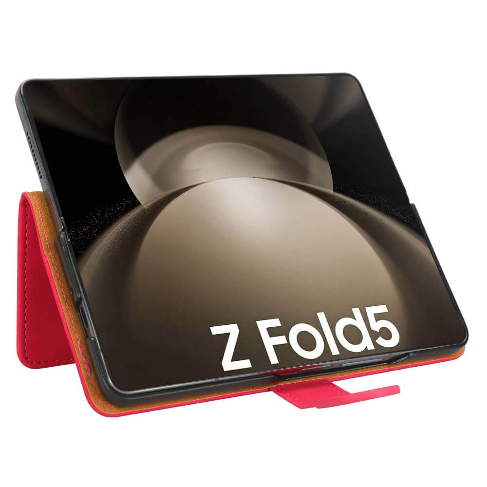Galaxy Z Fold5 - Leder Etui Hülle