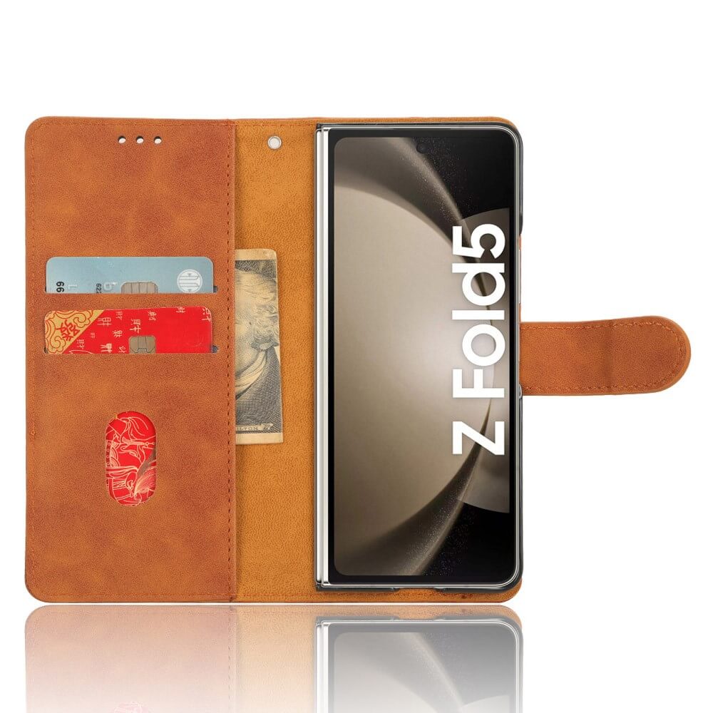 Galaxy Z Fold5 - Leder Etui Hülle