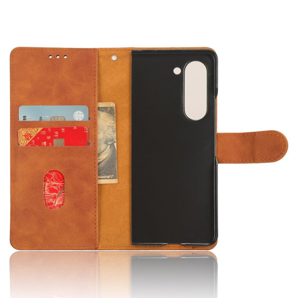Galaxy Z Fold5 - Leder Etui Hülle