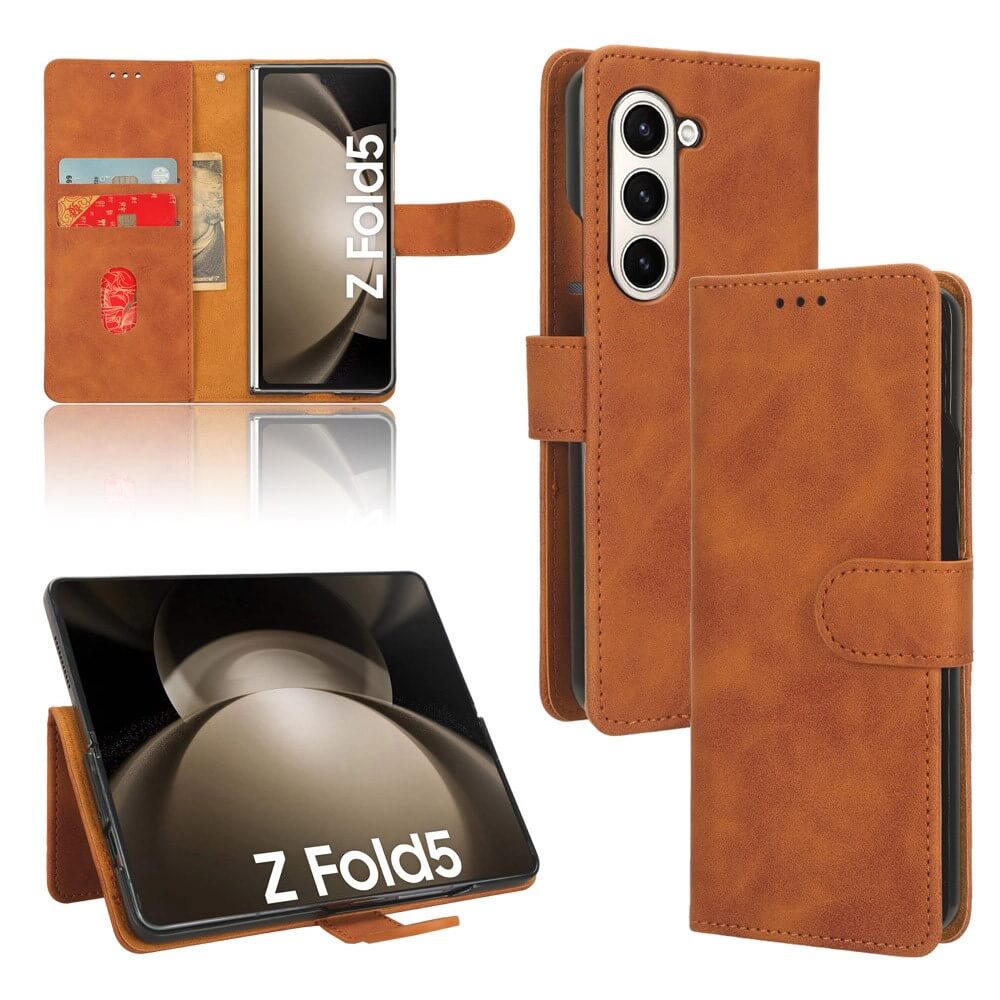 Galaxy Z Fold5 - Leder Etui Hülle