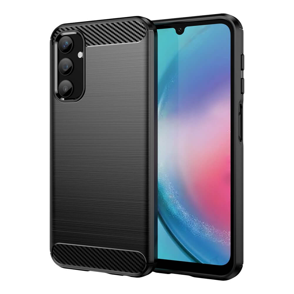 Galaxy A25 5G - Coque metal carbone look