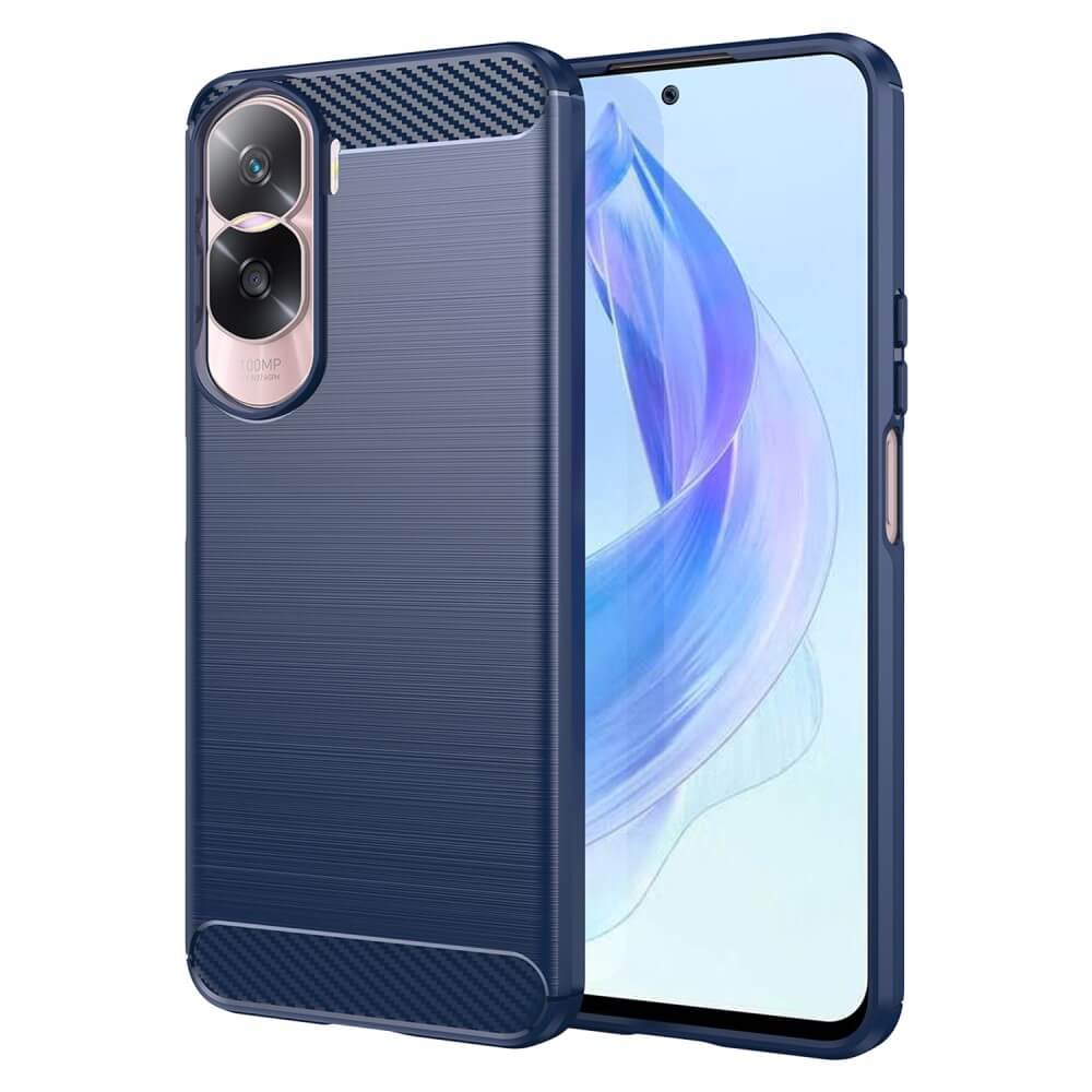 Honor 90 Lite - Metall Carbon Look Hülle